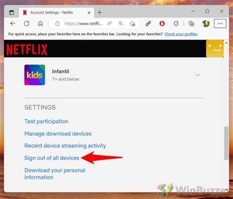 How To Sign Out Of Netflix Single Or All Devices At Once Winbuzzer
