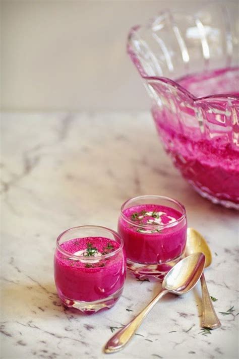Chilled Beet Soup Recipe Beet Soup Recipes Roasted Beets