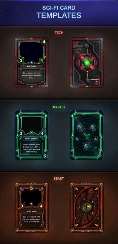 Trading Card Game Template Free Download Trading Card Template