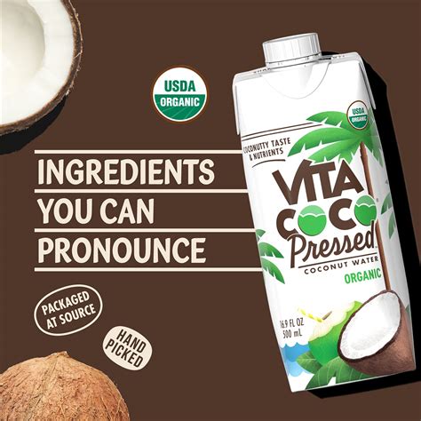 Snapklik Com Vita Coco Organic Coconut Water Pressed More Coconutty Flavor Natural