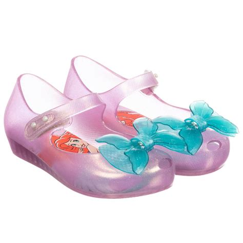 Mini Melissa Purple Disney Jelly Shoes Childrensalon
