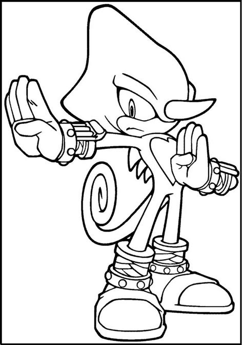 Silver Sonic Coloring Coloring Pages