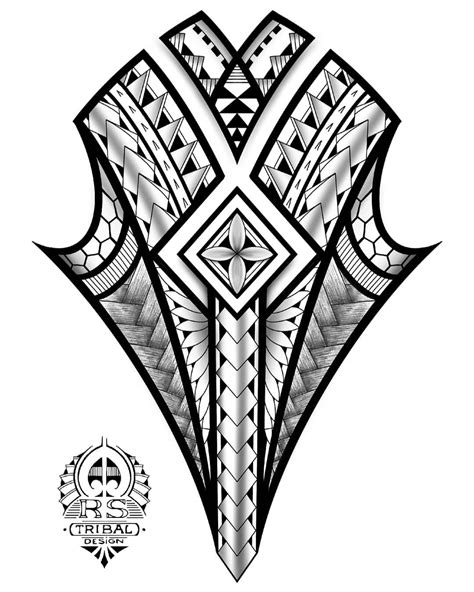 Polynesian Inspired Design Tribaltattoo Polynesiantattoo