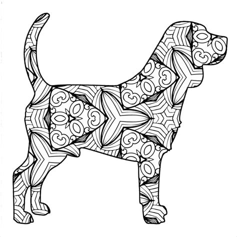 Is your dog brown, black or does the dog have dotted fur? Mandala Labrador Coloring Page - ColoringBay
