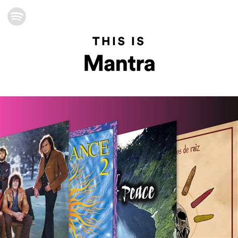 This Is Mantra Spotify Playlist