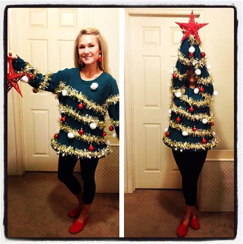 Adults Diy Reindeer Sweater Really Awesome Costumes