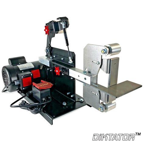 X Belt Grinder Bolted Chassis With Motor Base Tool Rest And Wheels Diktator Grinder