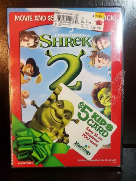 Shrek 2 Dvd 2004 Widescreen Rare T Pack From Hastings 11999