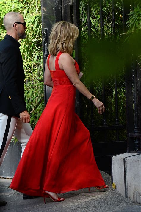 Reese Witherspoon In Bright Red Dress At Zoe Kravitz Wedding Footwear News