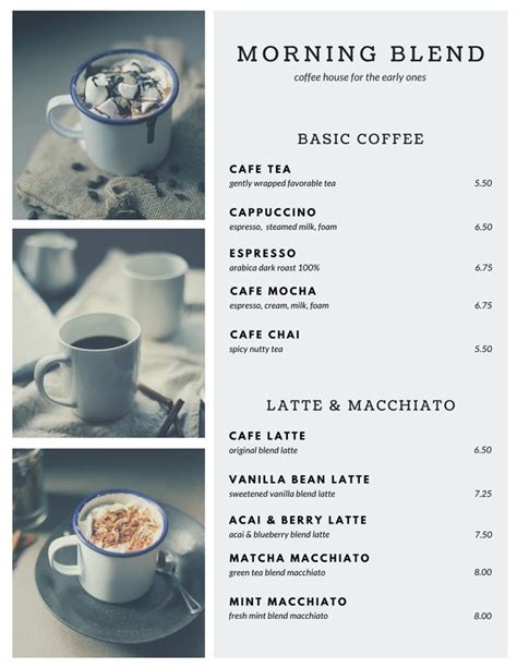 Free Customizable Delectable Cafe Menu Templates Canva