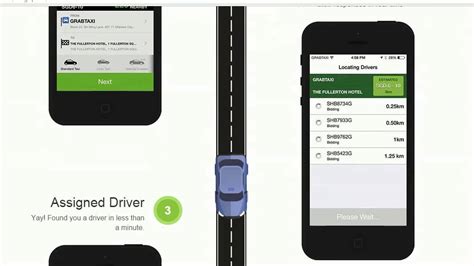 The app will send the request now or wait until my booking time only allocate driver? how to use Grab taxi - YouTube
