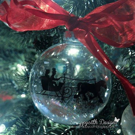 Christmas Ornaments With Silhouette Cameo Christmas Ornaments