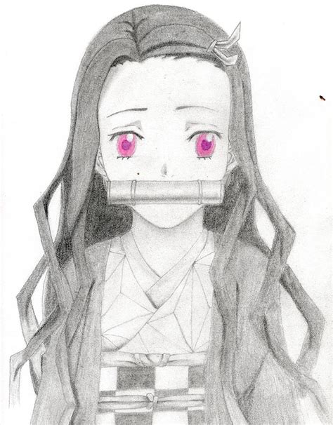 Nezuko Demon Slayer Kimetsu No Yaiba Drawing By Lillian Blade Pixels