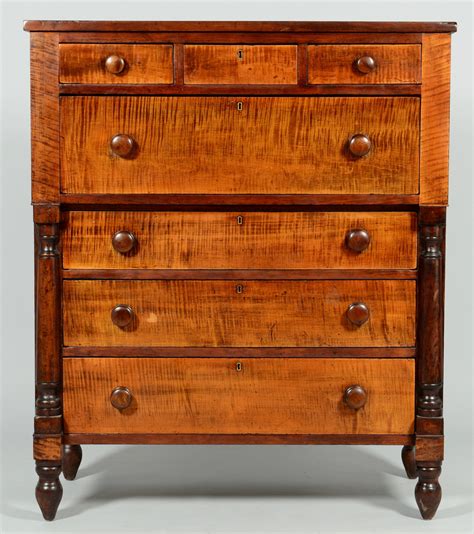 Price comparison for maple chest drawers at mvhigh. Lot 539: Sheraton Tiger Maple Chest of Drawers