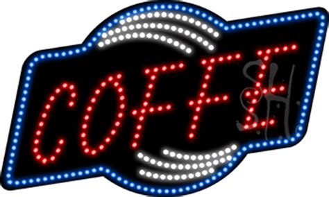 Everything Neon L100 7970 Coffee Animated Led Sign 18 Tall X 30 Wide