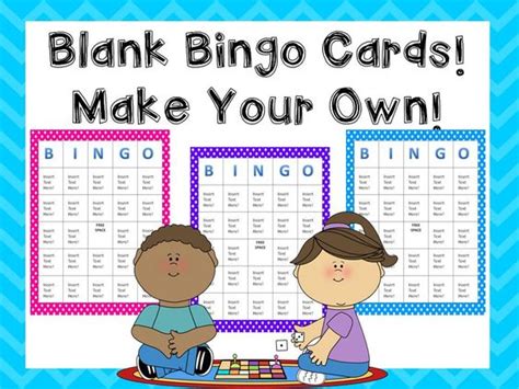 Bingo cards require a minimum of 25 words. Blank Bingo Cards | Bingo, Bingo cards and Cards