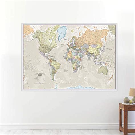 Maps International Mappa Mondo Grandi Dimensioni Poster Ma
