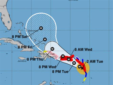 Hurricane Maria Extremely Dangerous Path Track Updates Cbs News