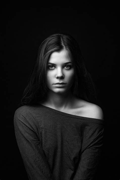 Simple Black Photos 11 15 On Behance Black Background Portrait