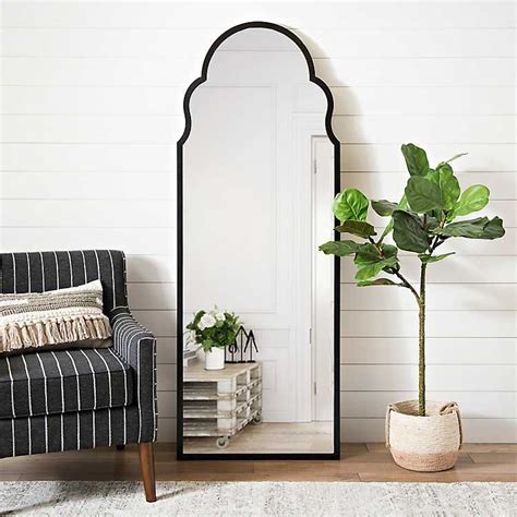 Shop items you love at overstock, with free shipping on everything* and easy returns. Maria Metal Black Arch Full Length Mirror in 2020 | Full ...
