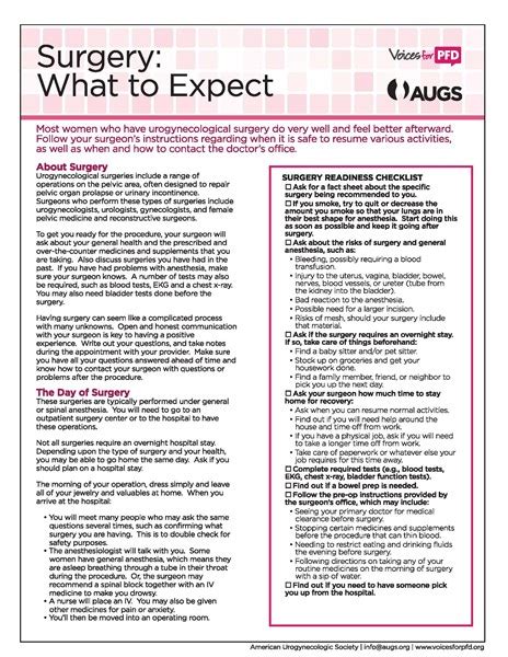 Patient Fact Sheets Healthcare Providers Augs