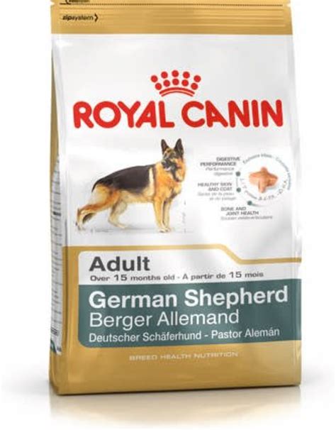 So that's about a month of food for $55, or $660 a year. German Shepherd Adult Dog Food - Pet Care By Post