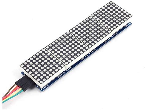 How To Use The Max7219 Cascaded Dot Matrix Module Microcontroller