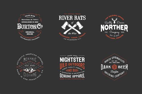 Hipster Vintage Logo Pack 2 On Behance