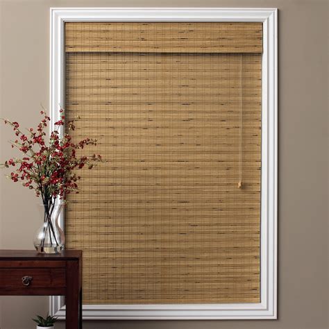 Shop Arlo Blinds Tuscan Bamboo Roman Shade With 54 Inch Height On