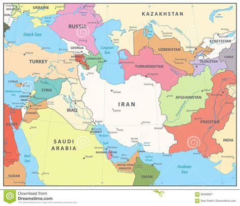 Cartina Asia Mediterranea Onzemolen