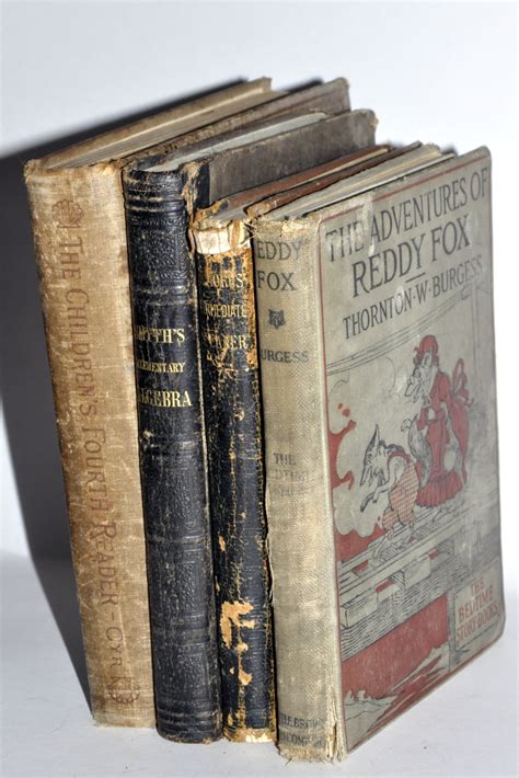 Old School Books Antique Book Collection Book Decor