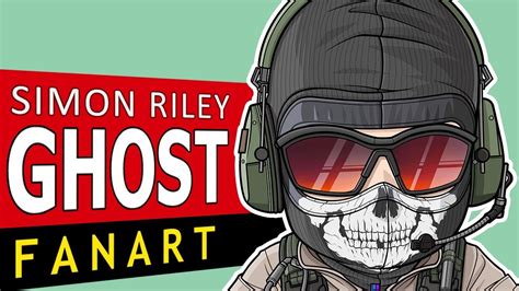 Simon Ghost Riley From Call Of Duty Chibi Fanart Speedpaint Youtube