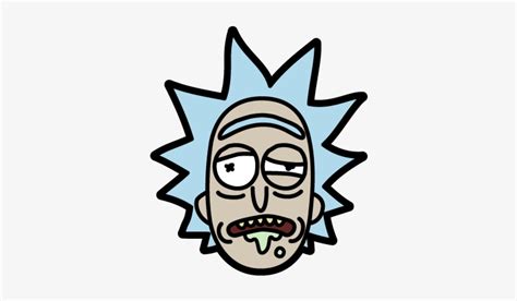 Rick And Morty Rick Face Png Transparent Png 408x408 Free