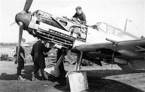 Messerschmitt Bf109e Engine World War Photos