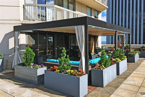Rooftop Patio Covers Chicago Shadefx