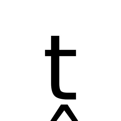 ṱ | latin small letter t with circumflex below | DejaVu Sans, Book ...