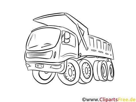 Lkw Kipplaster Fahrzeuge Malvorlage Baustellenfahrzeuge Malvorlagen