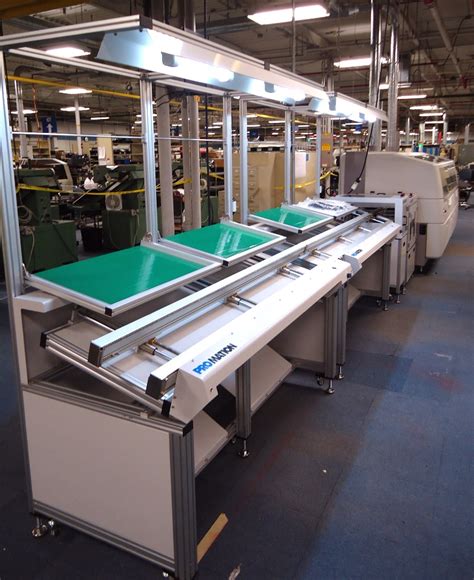 So if you ever worked on an assembly line, how do you stand it? Slide Line Conveyors — PROMATION USA