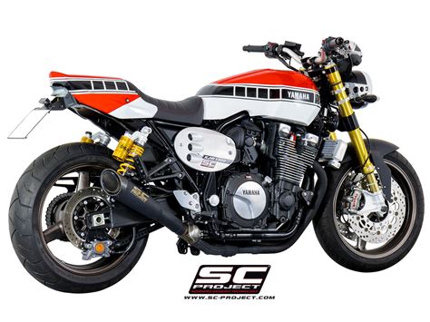 SC Project Exhaust Yamaha XJR 1300 Racer S1 Silencer Matte Black 2015 17