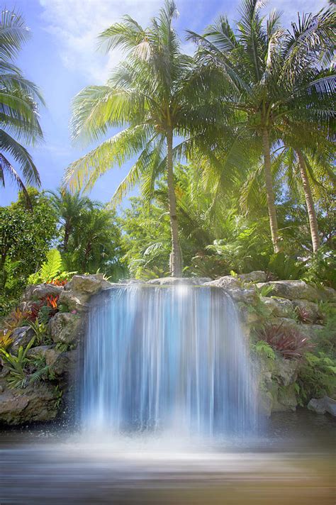 Tropical Waterfall Photograph By Mark Andrew Thomas Fine Art America