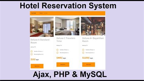 Online Hotel Reservation System Php And Mysql Php Projects Youtube