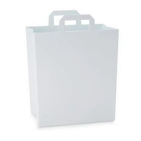 Plain Virgin Kraft Paper White Paper Shopping Bags Capacity 2 7kg Rs