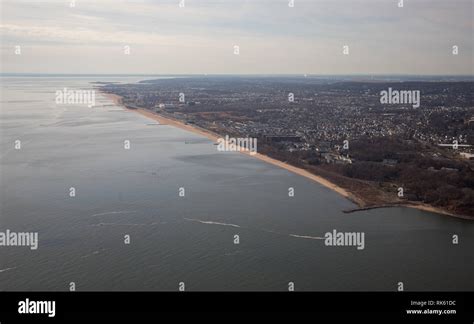 Aerial View Of South Beach On Staten Island New York Ny Usa General