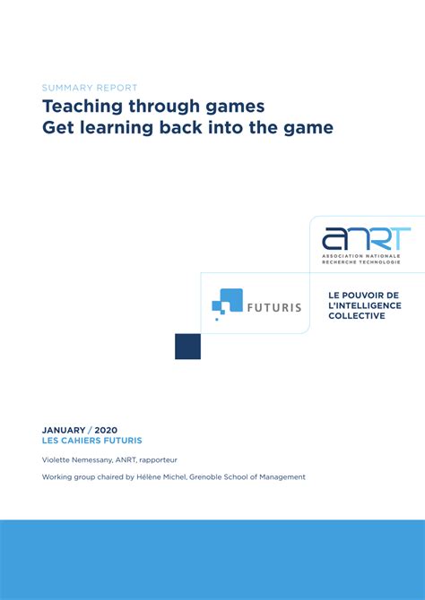 Pdf Teaching Through Games Get Learning Back Into The Game January