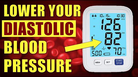 12 Ways To Lower Your Diastolic Blood Pressure Naturally Youtube
