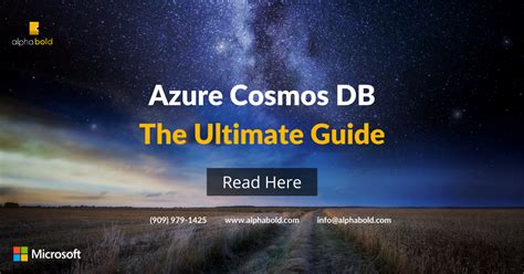 Azure Cosmos Db The Ultimate Guide Read Here Get In Touch With