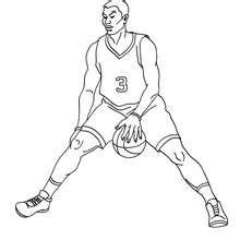 If you are a big fan of basketball, you can enjoy coloring this and other sporting drawings. Basketball player dunking coloring pages - Hellokids.com
