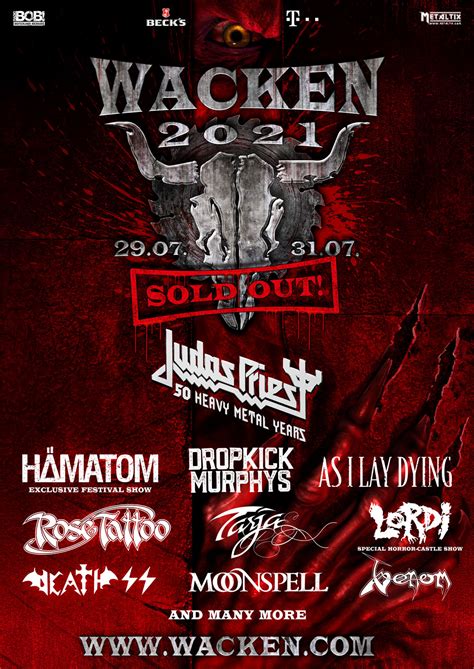 Wacken open air is a heavy metal music festival, held annually since. WACKEN OPEN AIR 2021 bestätigt die ersten Bands!