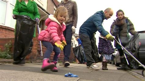 Three Year Old Matilda Rusby Spurs Mass Clean Up Bbc News