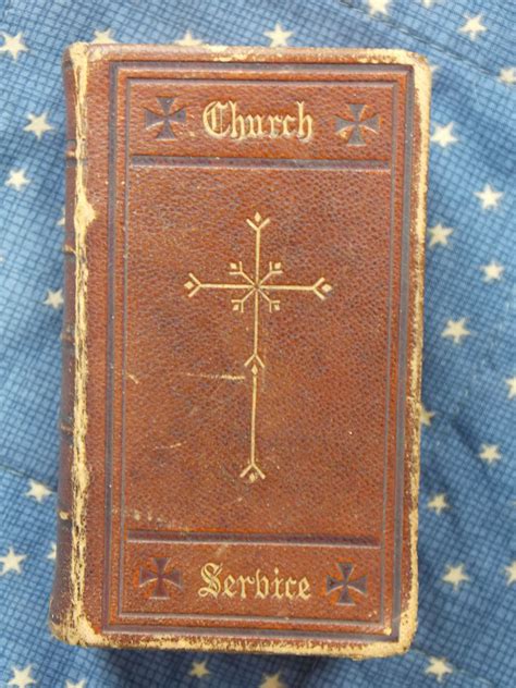1864 Civil War Bible Book Of Common Prayer Protestant Episcopal Book